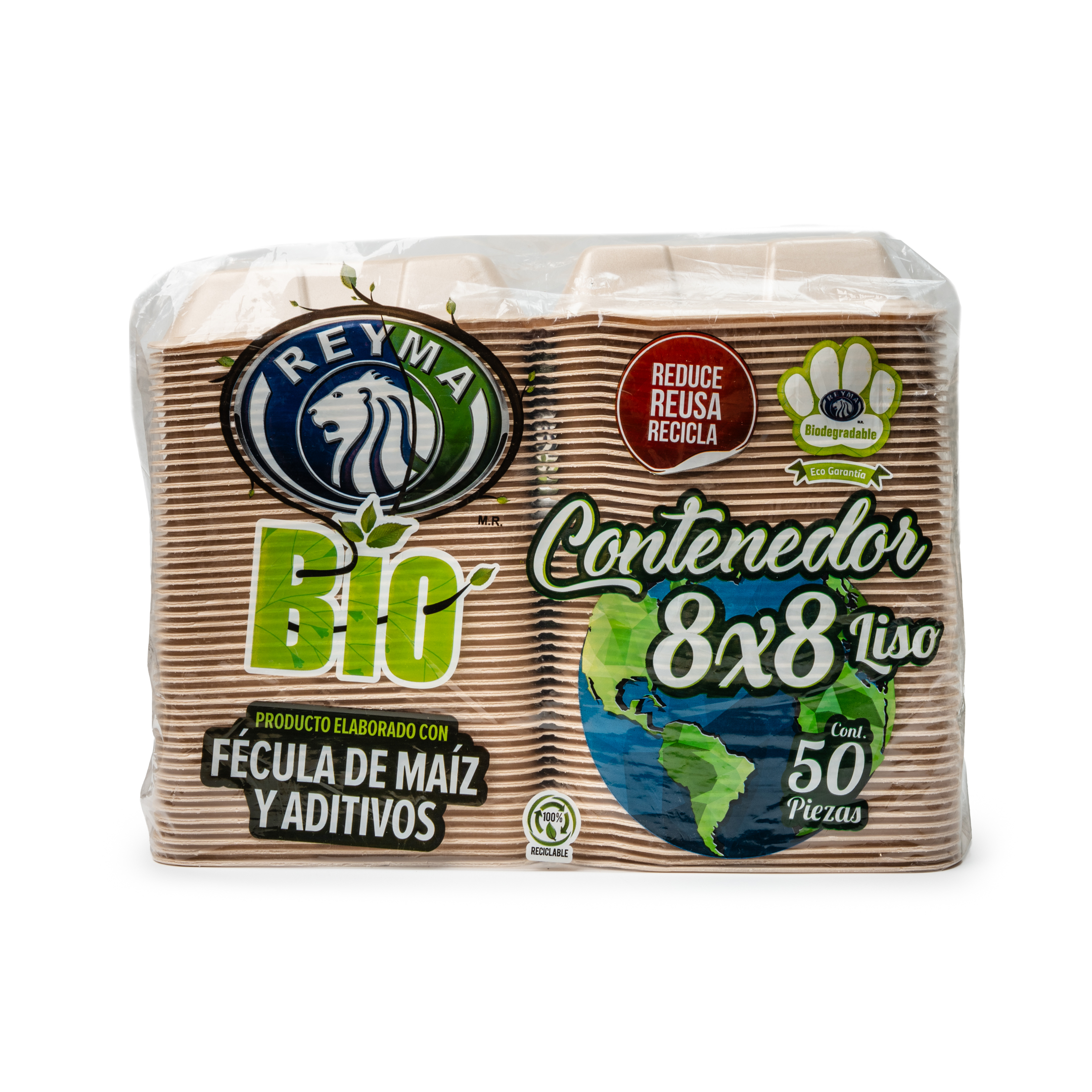 CONTENEDOR 8X8 LISO BIO-REYMA C/200 (4/50)