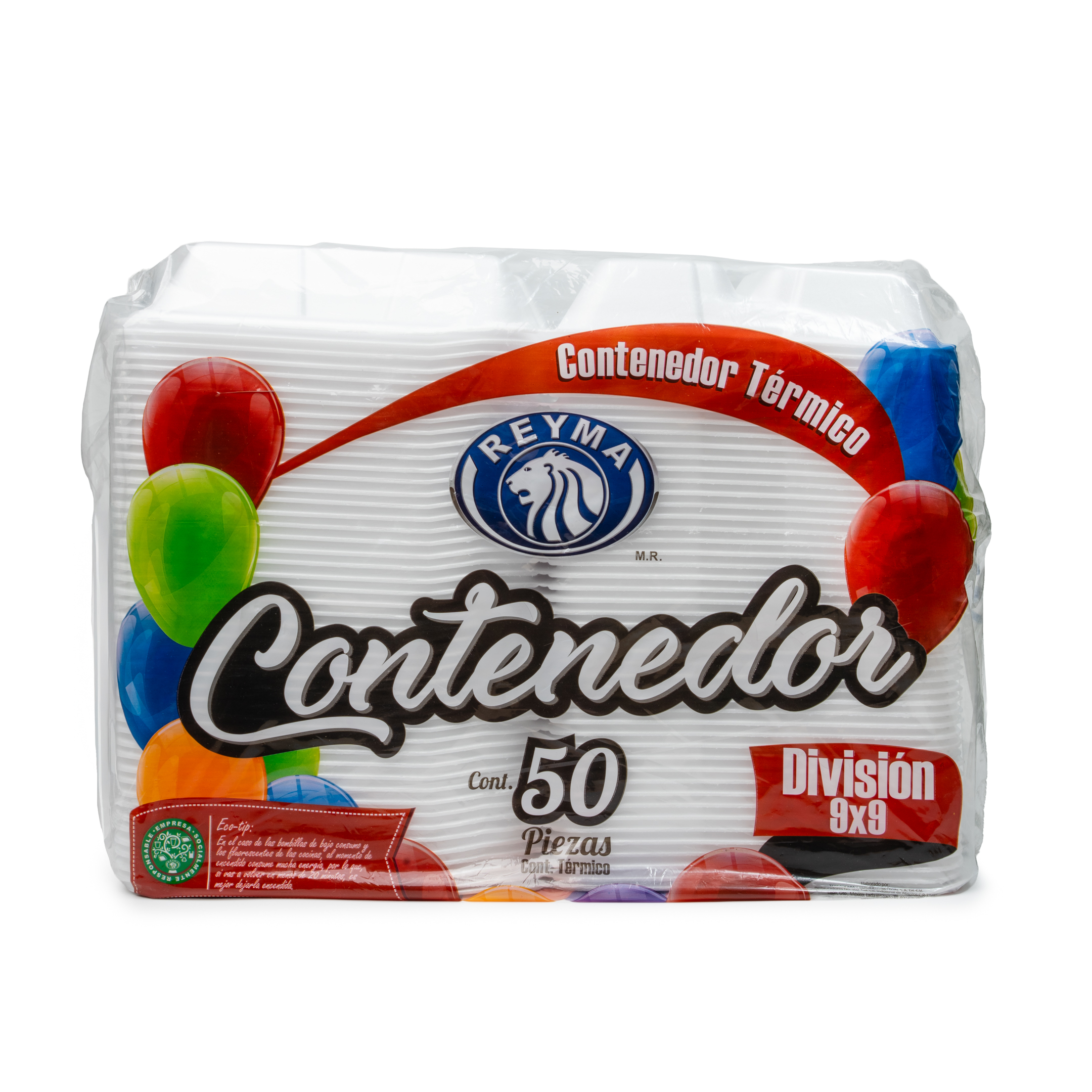 CONTENEDOR 9X9 CON DIV. REYMA C/200 (4/50)