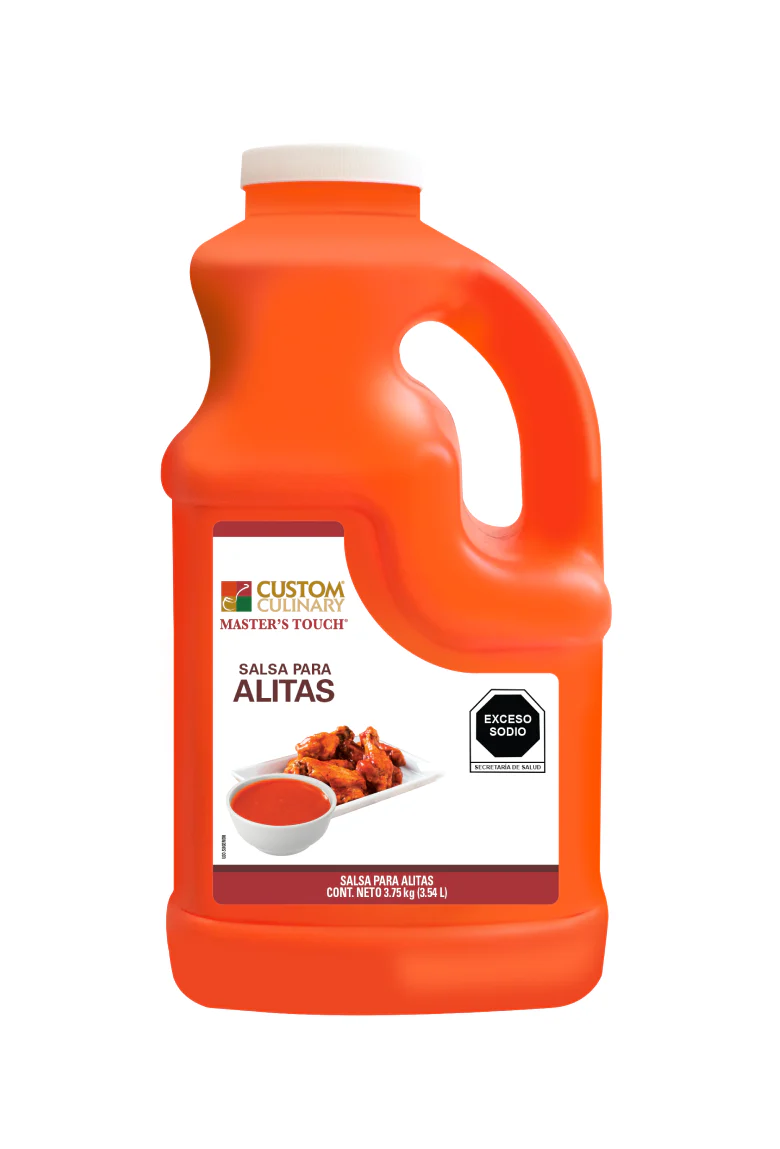 SALSA P ALITAS CUSTOM 3.75 KG CJ/4 PZ