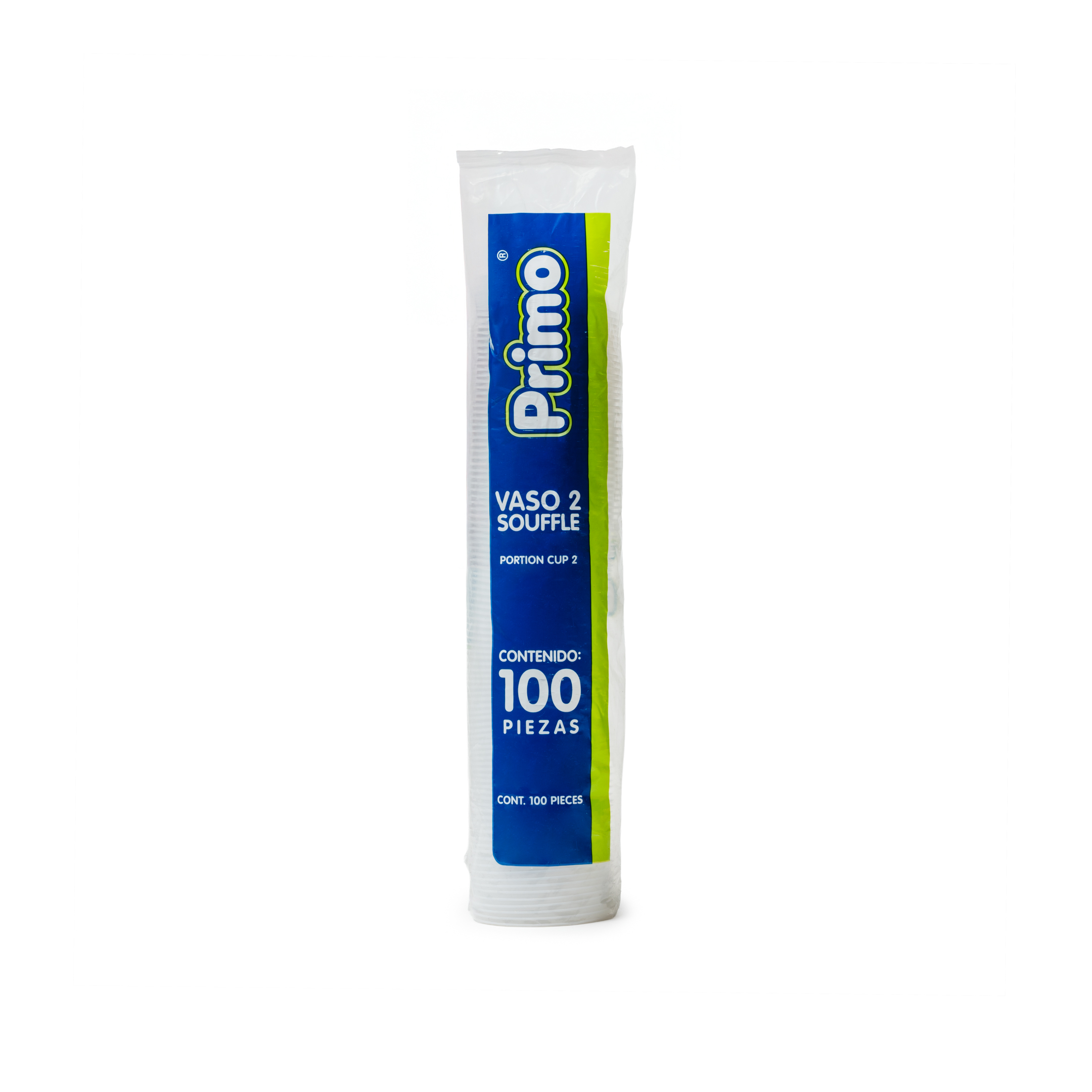 VASO PLAST # 2 SOUFFLE PRIMO 12/100 C/1200
